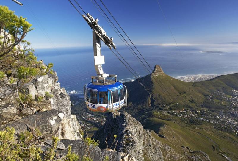 Cable car Lionshead and Robben Island